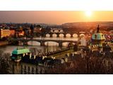 Prag Moldaubrücken am Abend CC0 pixabay 